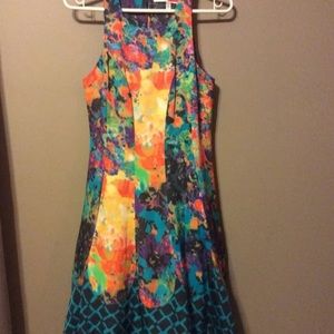 Anthropologie Tracer Reese Watercolor dress